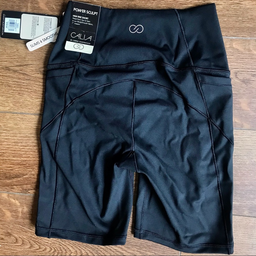 Calia by Carrie Underwood Black High Waisted Bike Shorts